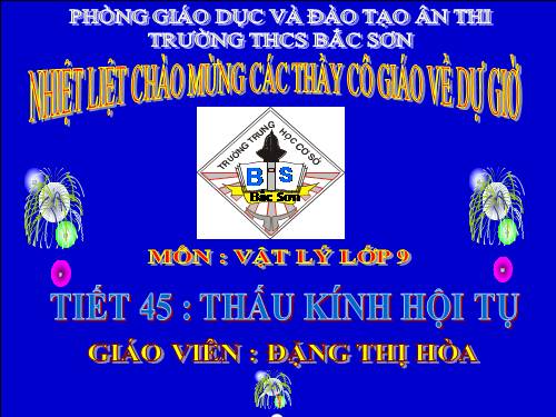 Bài 42. Thấu kính hội tụ