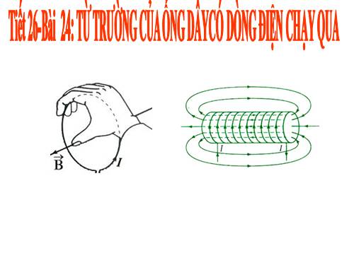 Bài 22. Tác dụng từ của dòng điện - Từ trường