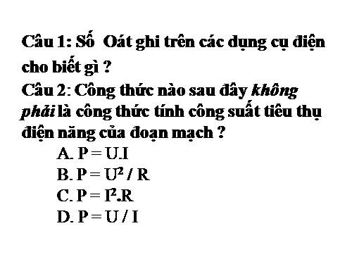 Bài 13. Điện năng - Công của dòng điện