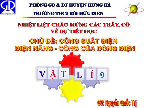 Bài 12. Công suất điện