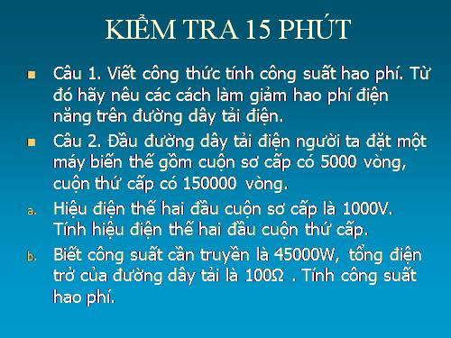 Bài 39. Tổng kết chuơng II : Điện từ học