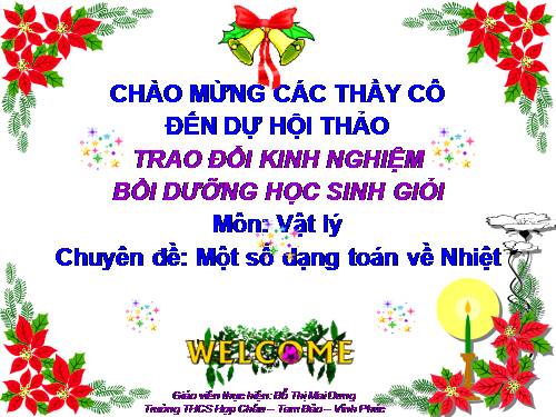 Chuyên đề nhiệt học-THCS