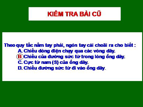 Bài 25. Sự nhiễm từ của sắt, thép - Nam châm điện