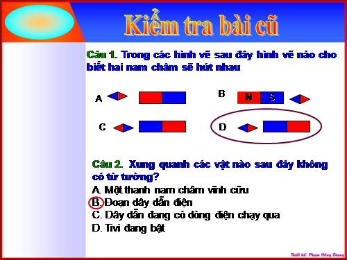 Bài 23. Từ phổ - Đường sức từ