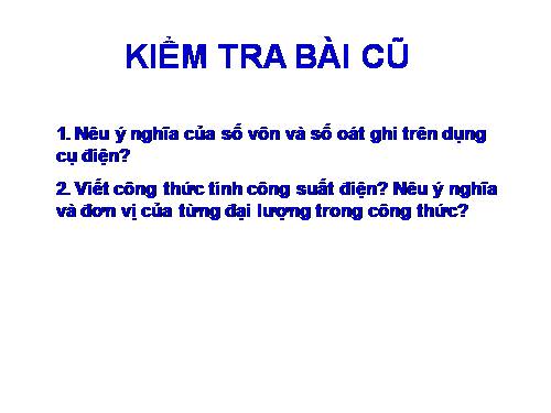 Bài 13. Điện năng - Công của dòng điện