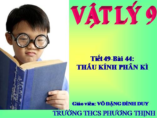 Bài 44. Thấu kính phân kì