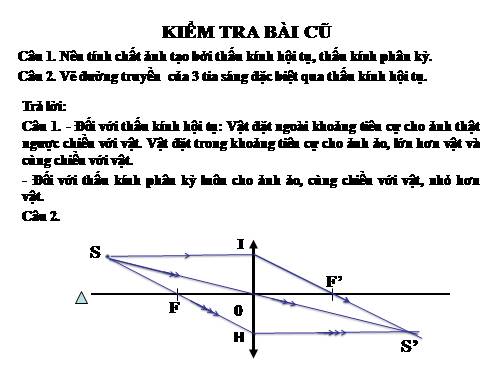 Bài 45. Ảnh của một vật tạo bởi thấu kính phân kì