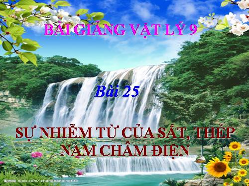 Bài 25. Sự nhiễm từ của sắt, thép - Nam châm điện