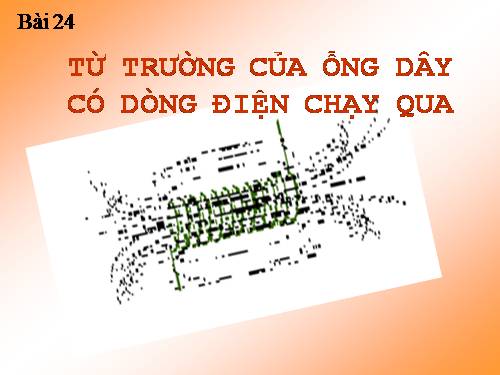 Bài 24. Từ trường của ống dây có dòng điện chạy qua