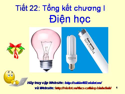 Bài 20. Tổng kết chương I: Điện học