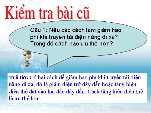 Bài 37. Máy biến thế