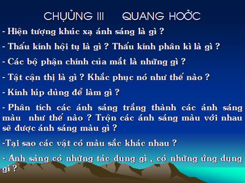 Bài 40. Hiện tượng khúc xạ ánh sáng