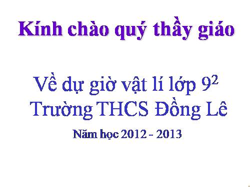 Bài 35. Các tác dụng của dòng điện xoay chiều - Đo cường độ và hiệu điện thế xoay chiều