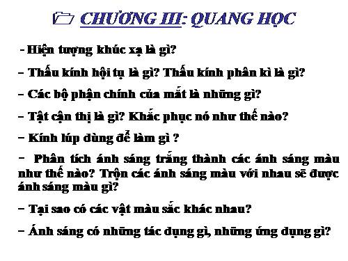 Bài 40. Hiện tượng khúc xạ ánh sáng