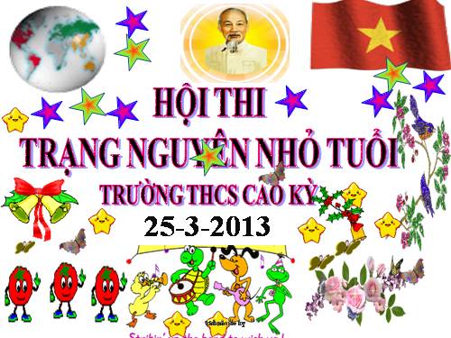 Hội thi trang nguyên nhỏ tuổi