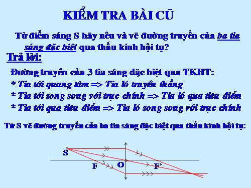 Bài 43. Ảnh của một vật tạo bởi thấu kính hội tụ