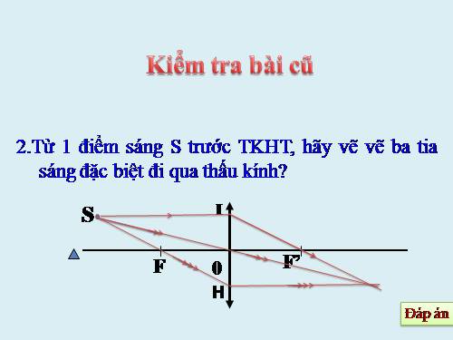 Bài 43. Ảnh của một vật tạo bởi thấu kính hội tụ