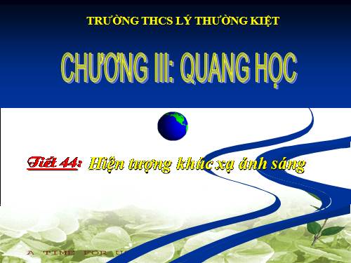 Bài 40. Hiện tượng khúc xạ ánh sáng