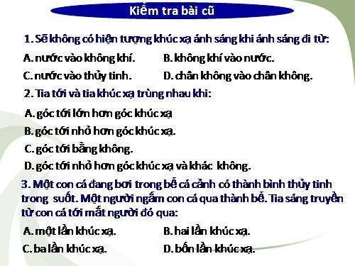 Bài 42. Thấu kính hội tụ