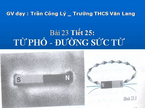 Bài 23. Từ phổ - Đường sức từ