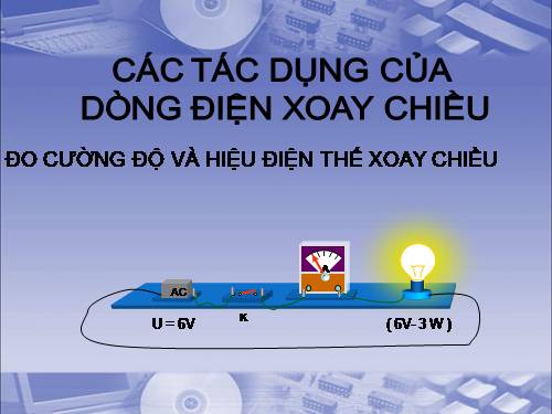 Bài 35. Các tác dụng của dòng điện xoay chiều - Đo cường độ và hiệu điện thế xoay chiều