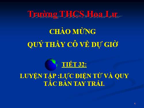 Bài 27. Lực điện từ