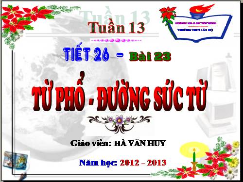 Bài 23. Từ phổ - Đường sức từ