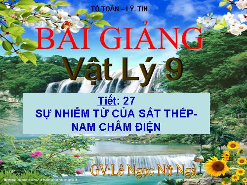 Bài 25. Sự nhiễm từ của sắt, thép - Nam châm điện