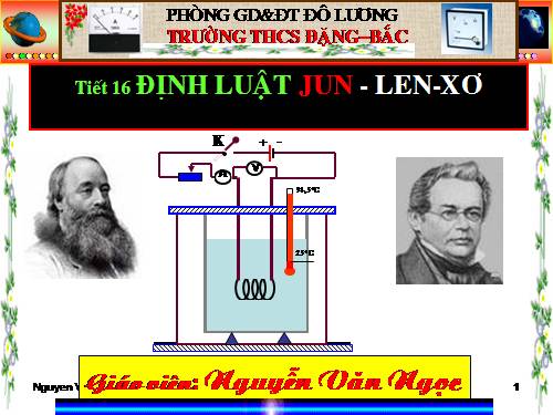 Bài 16. Định luật Jun - Len-xơ