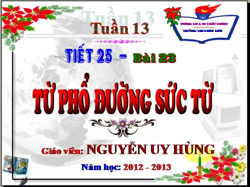 Bài 23. Từ phổ - Đường sức từ