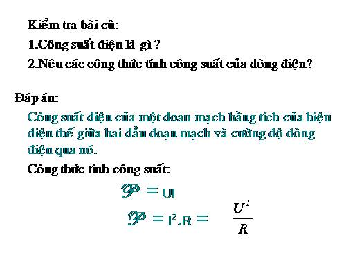 Bài 13. Điện năng - Công của dòng điện