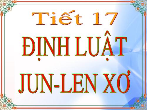 Bài 16. Định luật Jun - Len-xơ