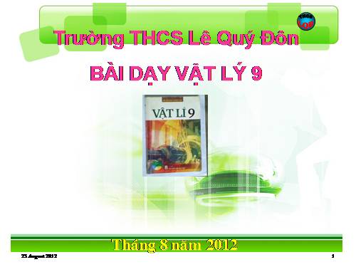 Bài 1. Sự phụ thuộc của cường độ dòng điện vào hiệu điện thế giữa hai đầu dây dẫn