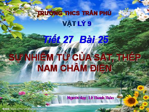 Bài 25. Sự nhiễm từ của sắt, thép - Nam châm điện