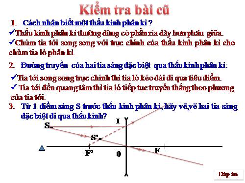 Bài 45. Ảnh của một vật tạo bởi thấu kính phân kì