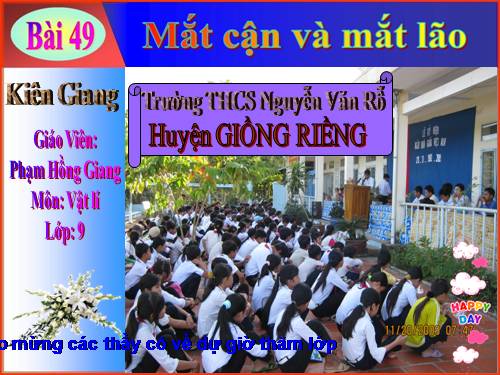 Bài 49. Mắt cận và mắt lão