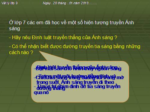 Bài 40. Hiện tượng khúc xạ ánh sáng