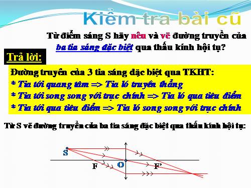 Bài 43. Ảnh của một vật tạo bởi thấu kính hội tụ