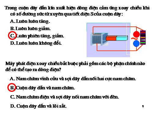 Bài 35. Các tác dụng của dòng điện xoay chiều - Đo cường độ và hiệu điện thế xoay chiều