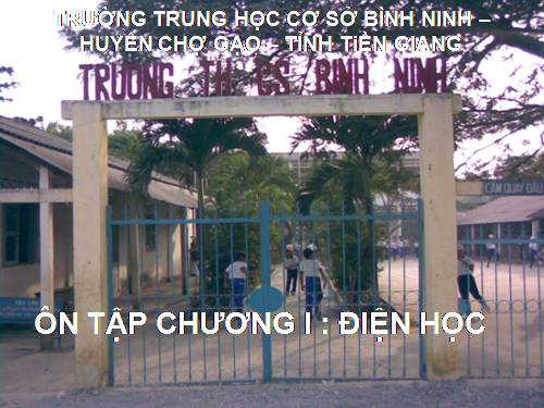 Bài 20. Tổng kết chương I: Điện học