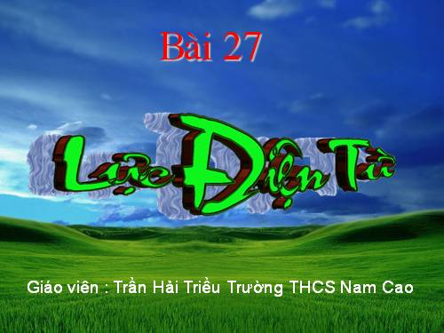 Bài 27. Lực điện từ