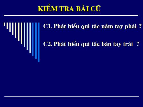 Bài 30. Bài tập vận dụng quy tắc nắm tay phải và quy tắc bàn tay trái