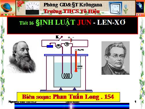 Bài 16. Định luật Jun - Len-xơ