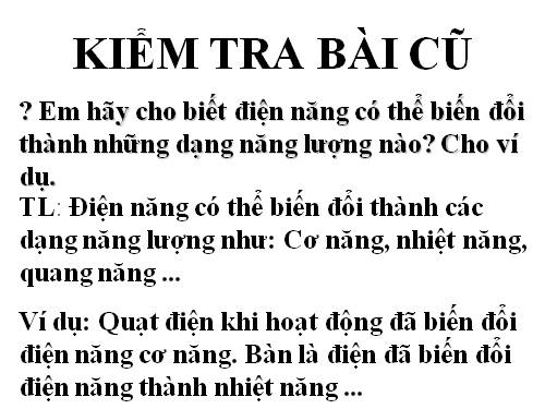 Bài 16. Định luật Jun - Len-xơ