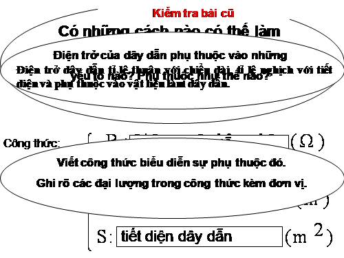 Bài 10. Biến trở - Điện trở dùng trong kĩ thuật