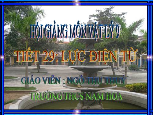 Bài 27. Lực điện từ