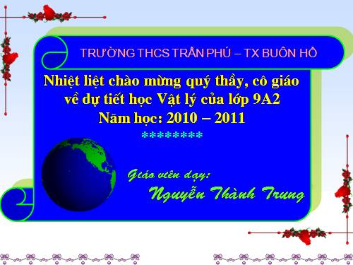 Bài 22. Tác dụng từ của dòng điện - Từ trường