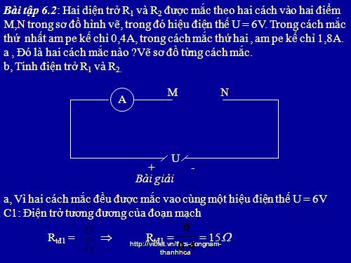 Bài 7. Sự phụ thuộc của điện trở vào chiều dài dây dẫn