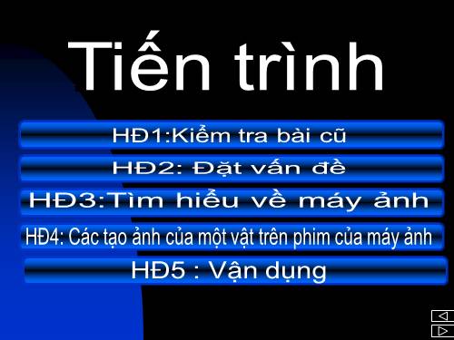 Bài 47. Sự tạo ảnh trong máy ảnh