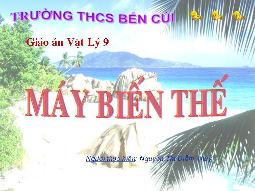 Bài 37. Máy biến thế